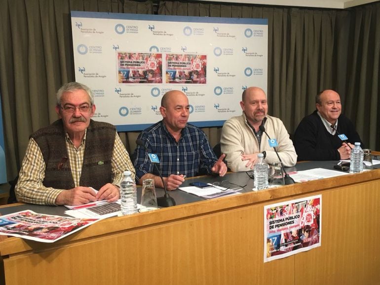 Rueda de prensa de los sindicatos UGT y CCOO 