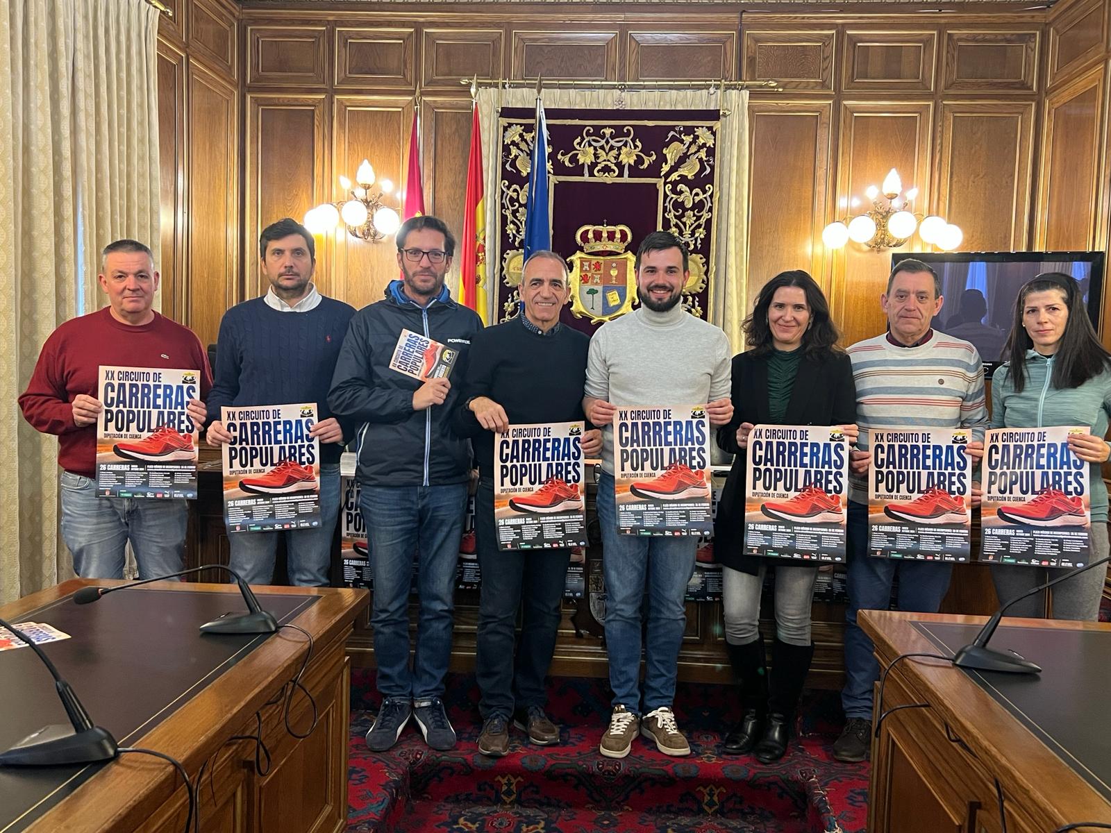 Presentación de la vigésima edición del Circuito de Carreras Populares de la Diputación de Cuenca