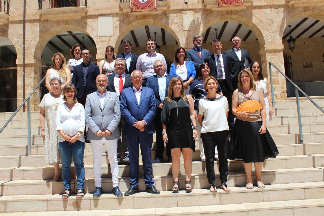 Imagen de archivo de la toma de posesión de la corporación municipal de Dénia 2019-2023.