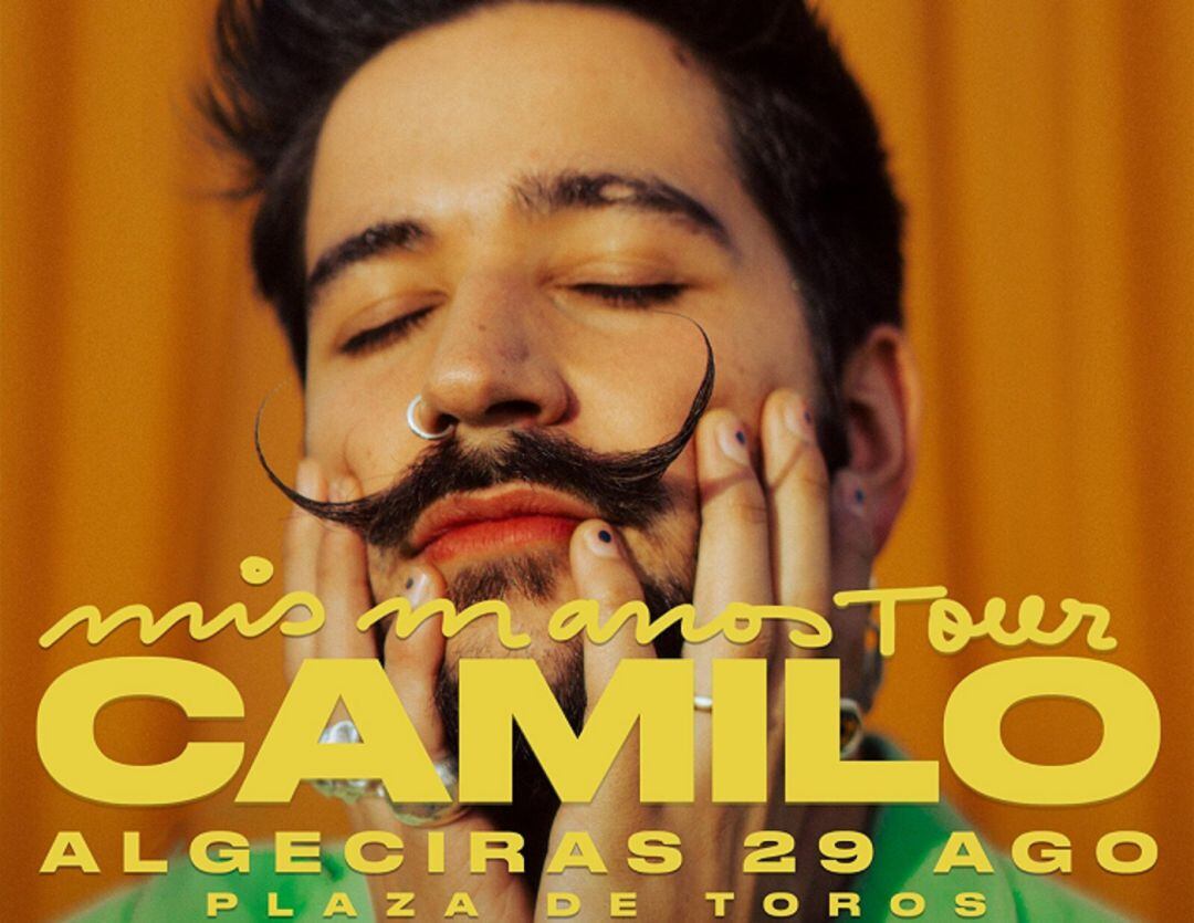 Cartel del concierto de Camilo.