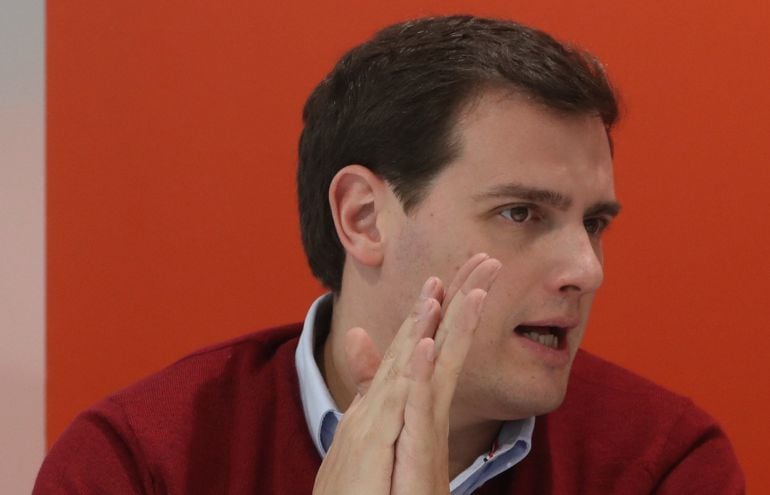 El presidente de Ciudadanos, Albert Rivera, durante la reunión del Comité Ejecutivo Nacional de Ciudadanos