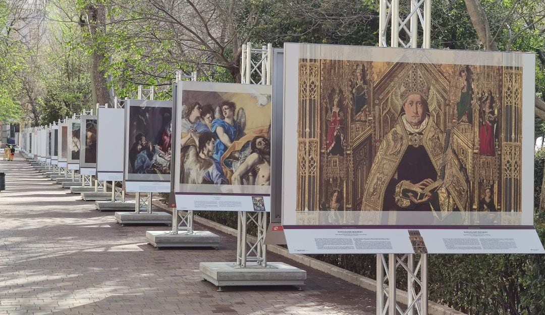 Exposición &#039;El Prado en las calles&#039; en el parque de San Julián de Cuenca