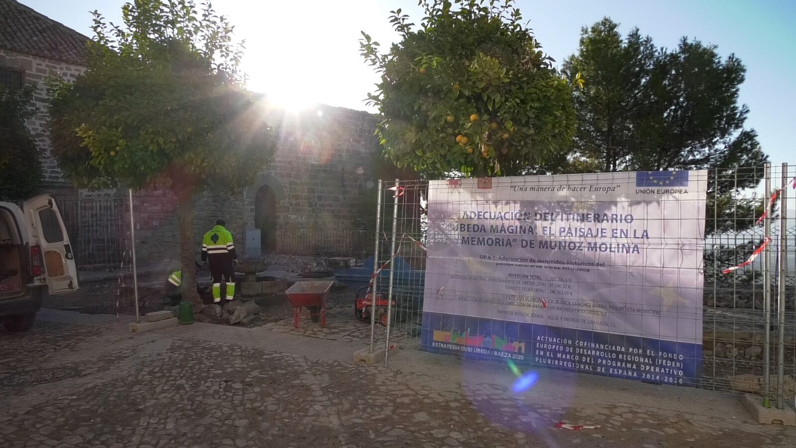 Obras del Itinerario Muñoz Molina de Úbeda