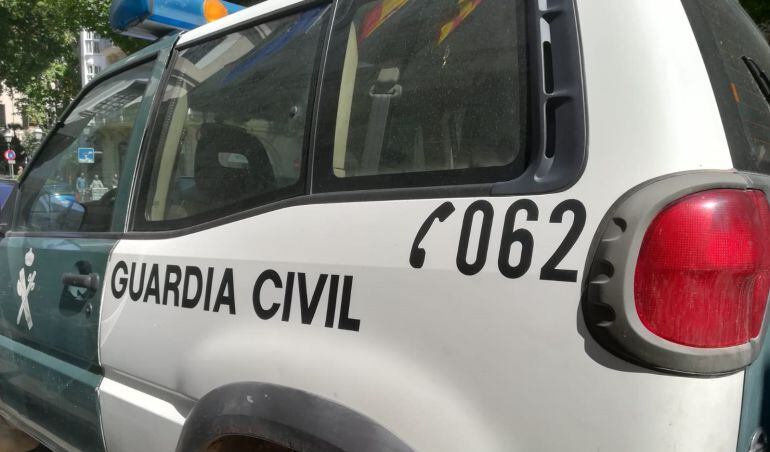 Un vehículo de la Guardia Civil