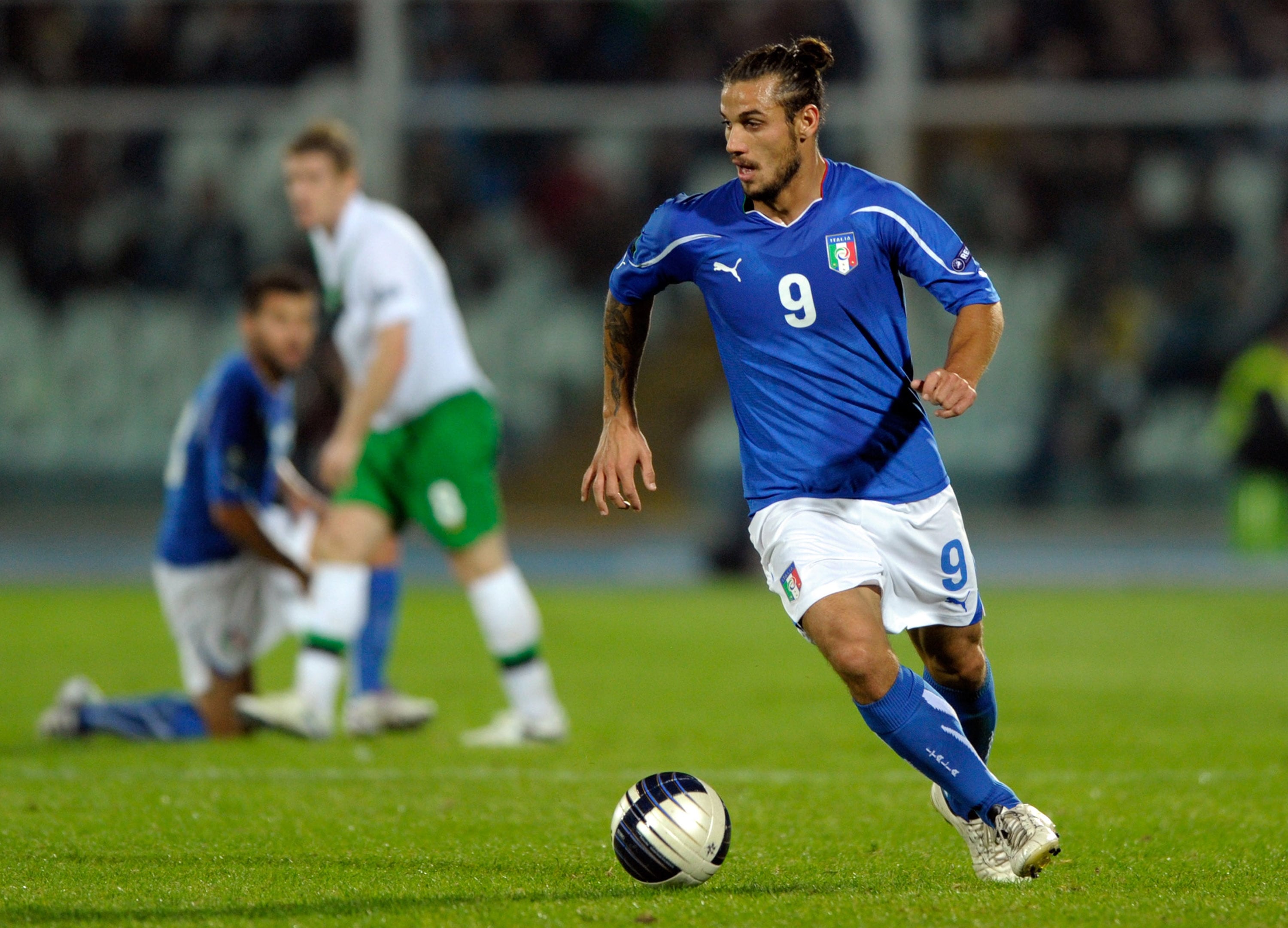 Daniel Osvaldo, con la selección italiana