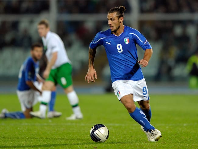 Daniel Osvaldo, con la selección italiana
