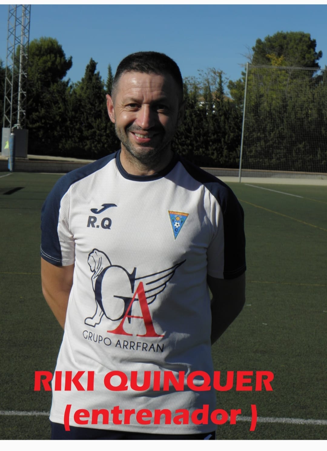 Riki Quiquer, técnico del Caudetano juvenil