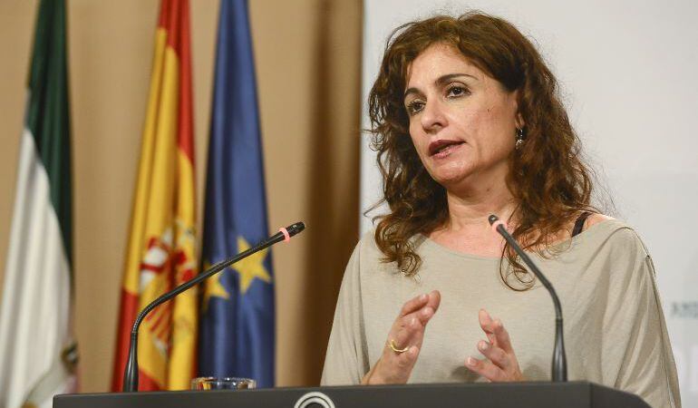 María Jesús Montero, consejera de Hacienda y Administración Pública de la Junta de Andalucía