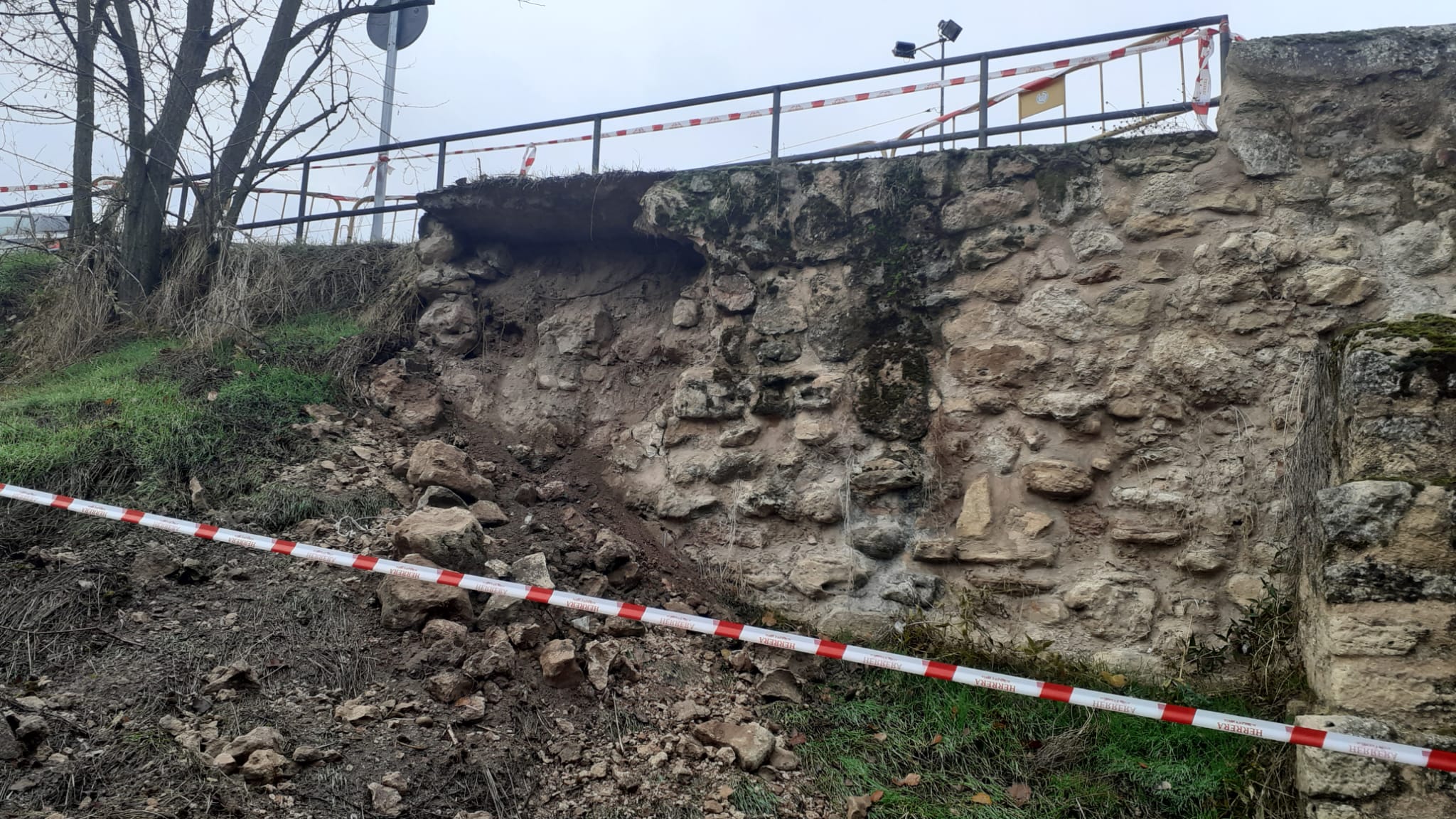 Desprendimientos en el Puente Conchuela