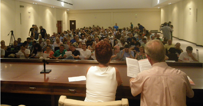 Asamblea UGT Y CCOO