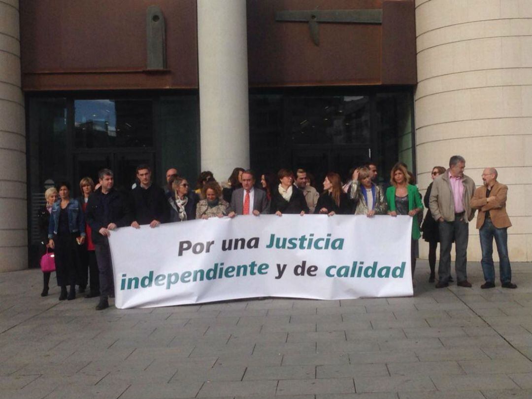 Huelga de justicia en Pamplona