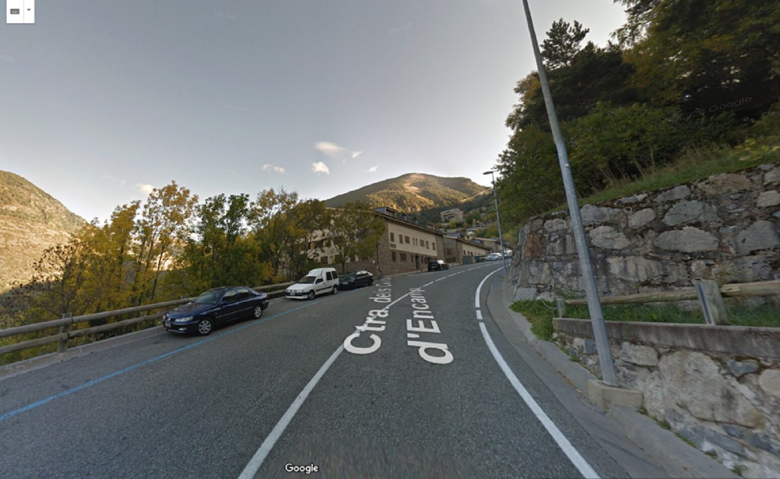 Carretera dels Cortals d'Encamp.