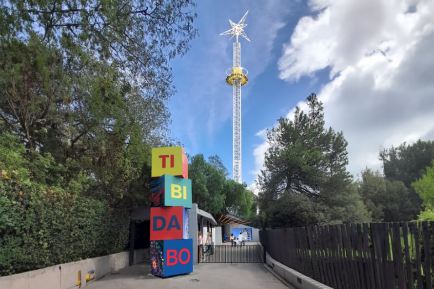 Render de la nova atracció de caiguda lliure del Tibidabo.