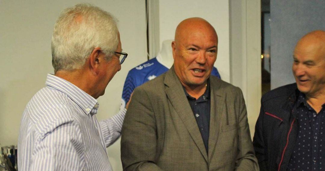 García Tébar junto a Juan Bellido y Rafael Coca