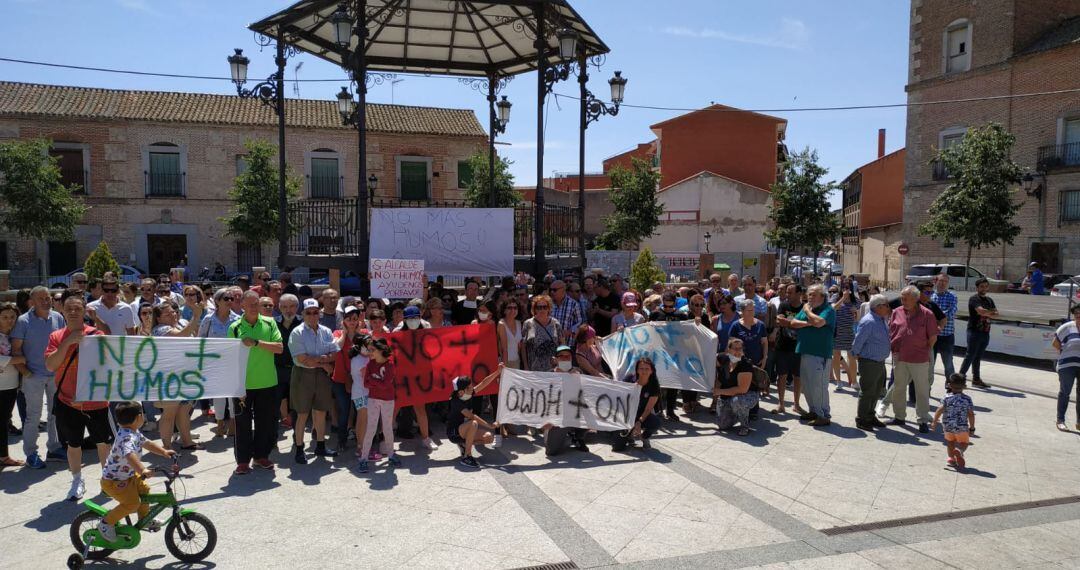 Manifestación en Fuensalida