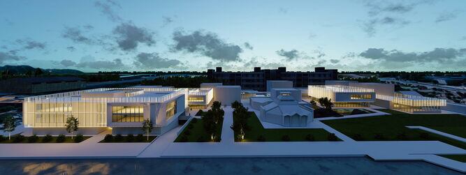 Recreación de las actuaciones previstas en la facultad de Filosofía y Letras de Málaga
