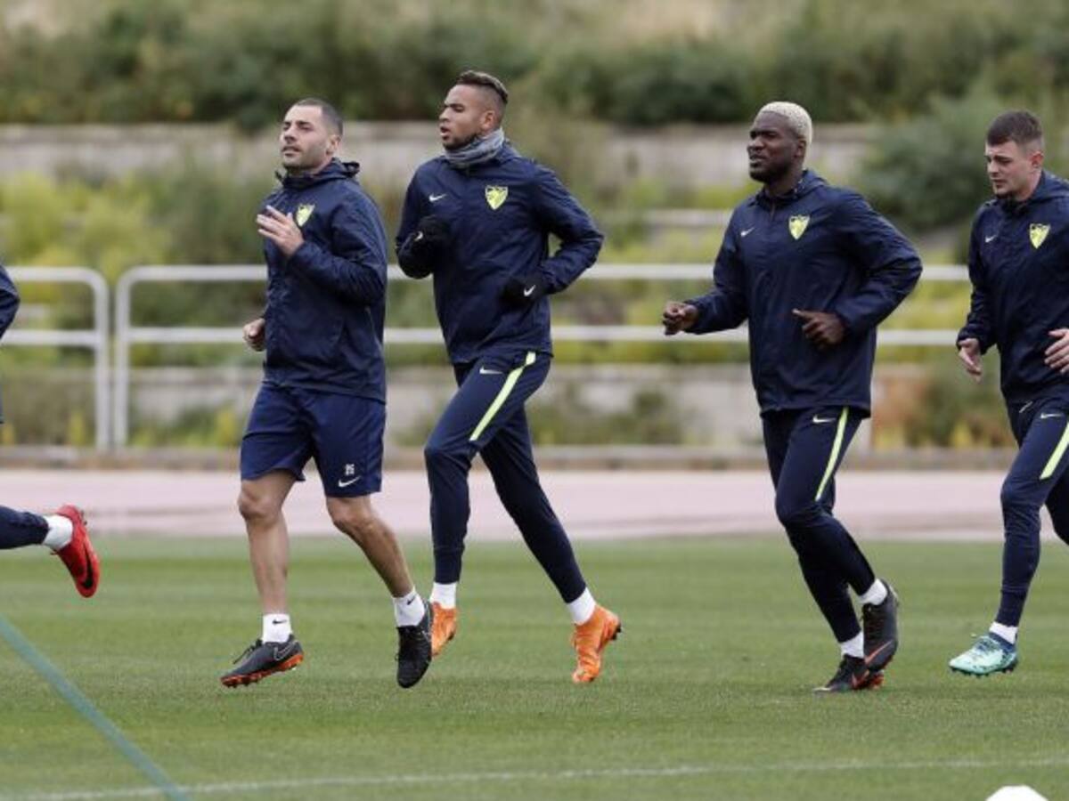 Cuatro novedades en la convocatoria del Málaga ante el Levante