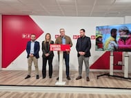 Presentación de la campaña electoral del PSOE de Palencia para el 15M