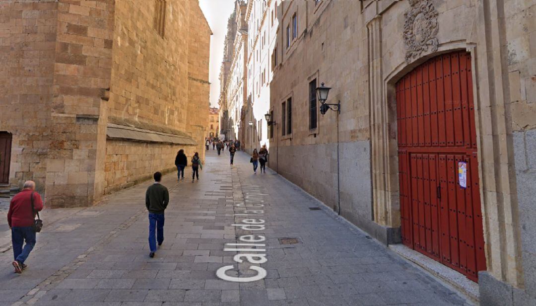 Calle de la Compañía de Salamanca.