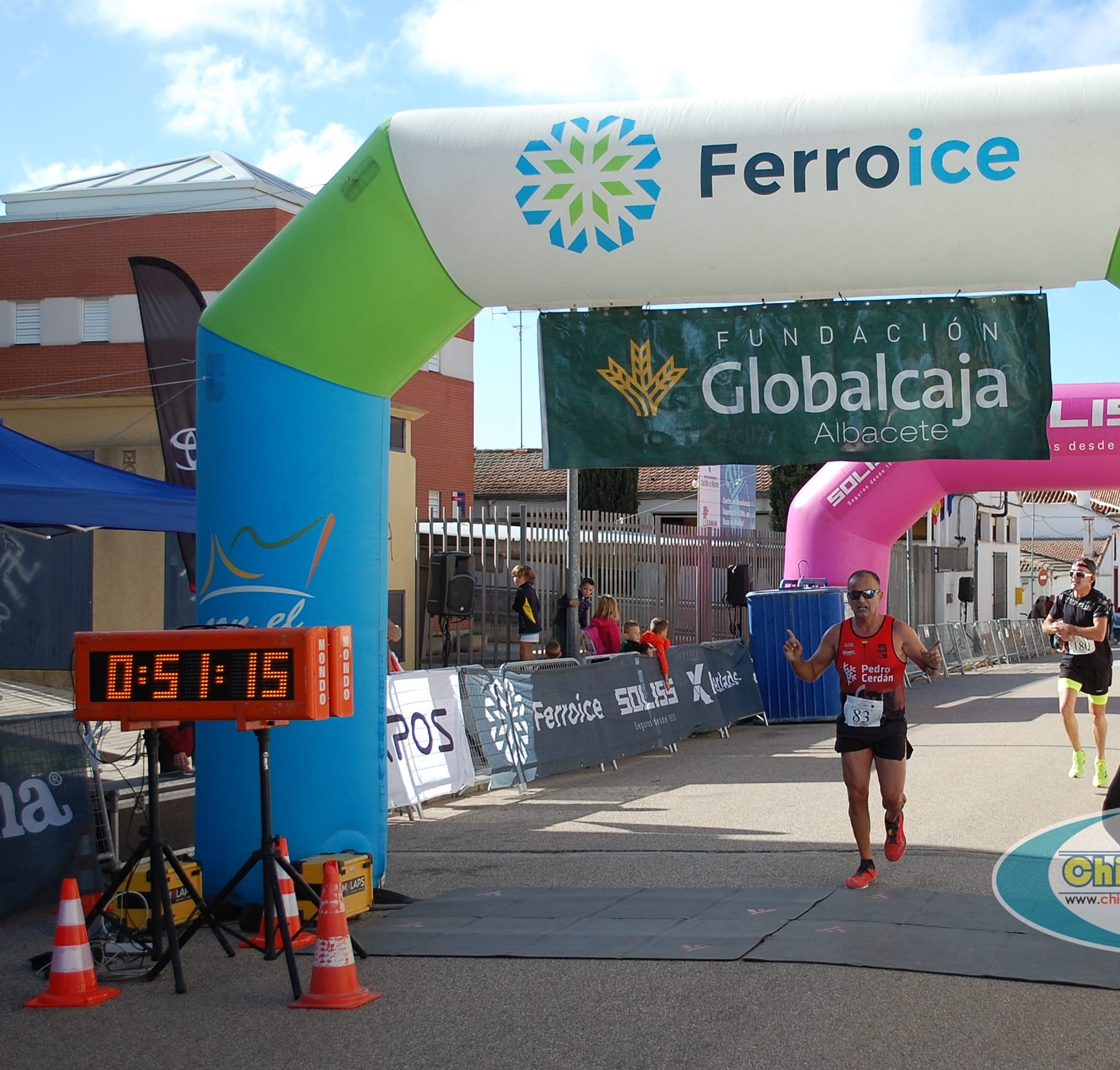 Vicente, en la carrera