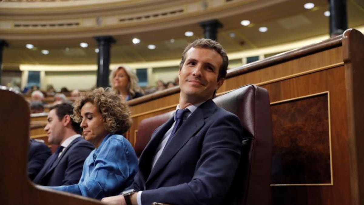 Alumnos de primera y de segunda en el máster de Pablo Casado en la URJC