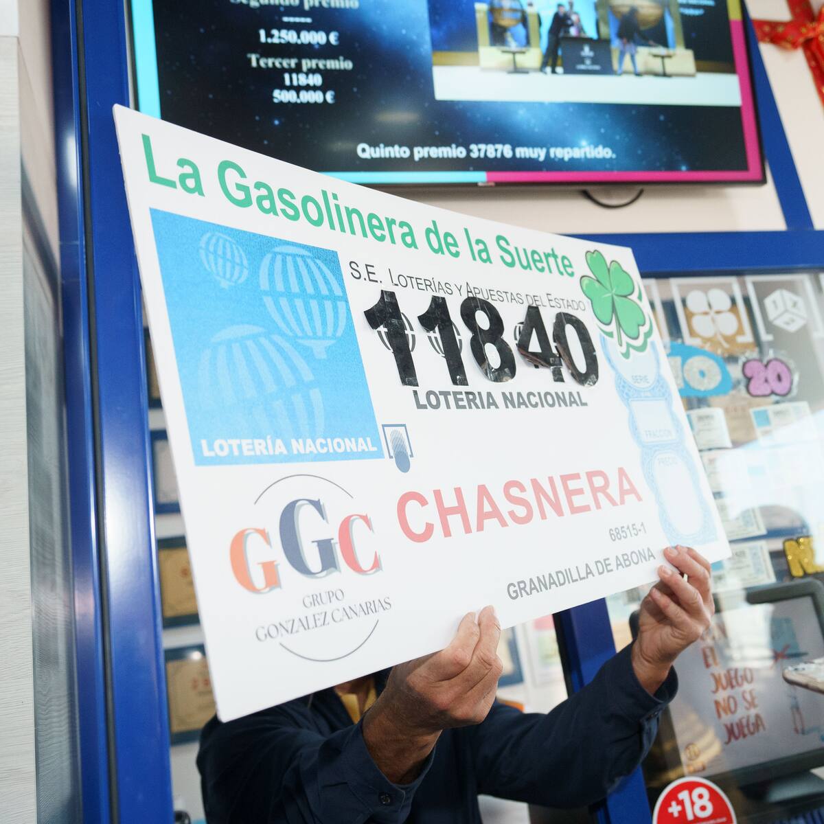 El 11840, el tercer premio de la Lotería de Navidad 2024