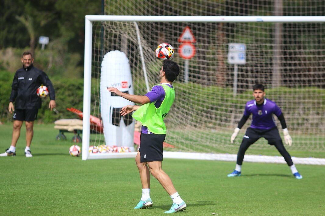Un entreno de la Balona