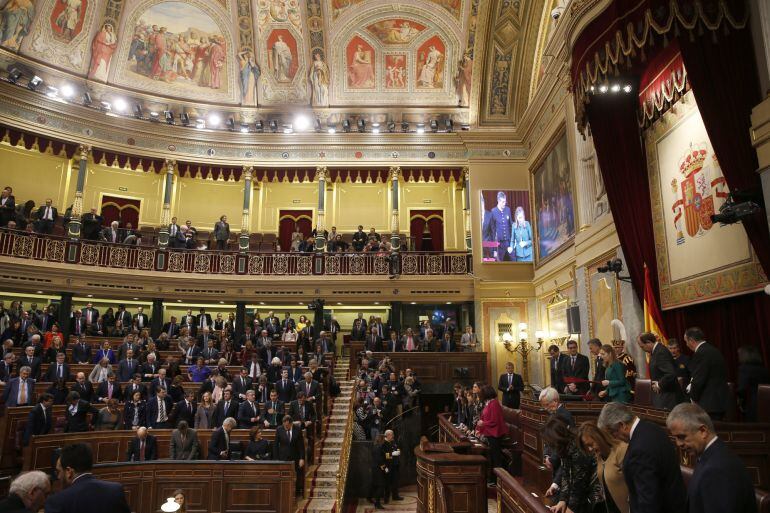 Vista general del Congreso de los Diputados 