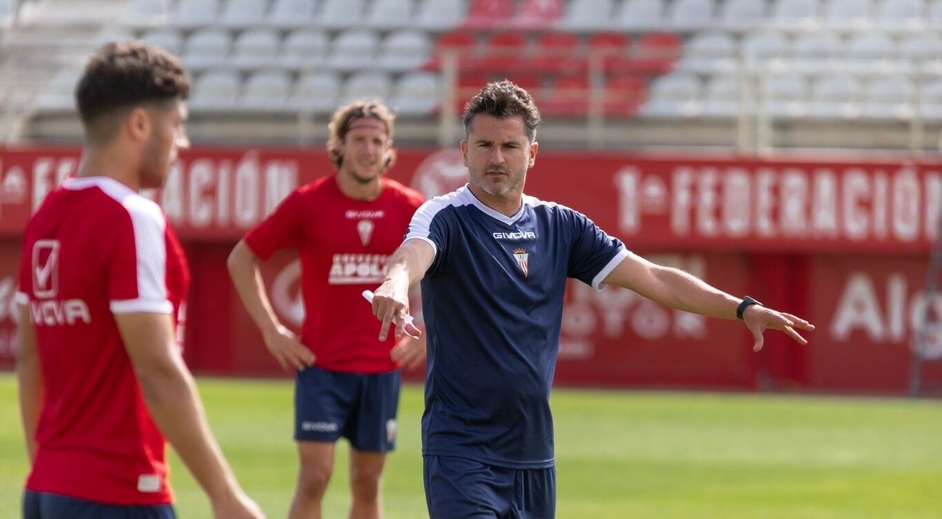 Ania en un entrenamiento
