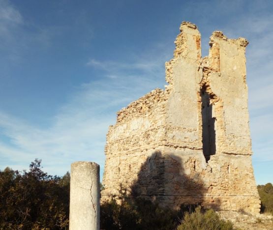 Torre del telégrafo en la ruta de Uclés a Horcajada.