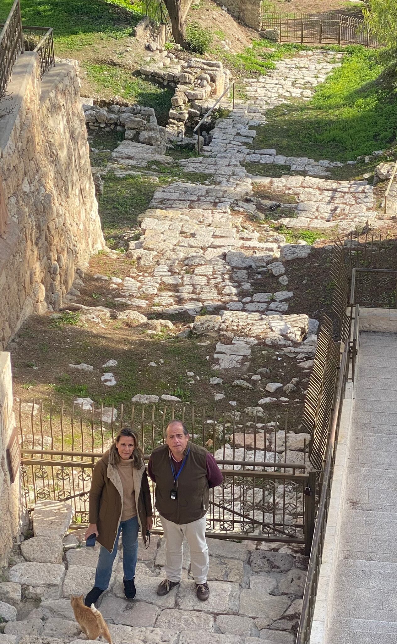 Calzada que pisó Cristo desde el Monte de los Olivos hasta la casa de Caifás