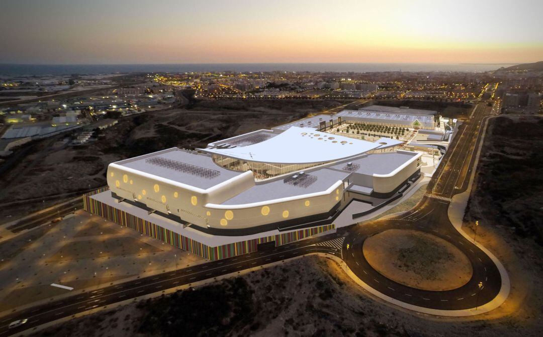 Maqueta del Centro Comercial Torrecárdenas.