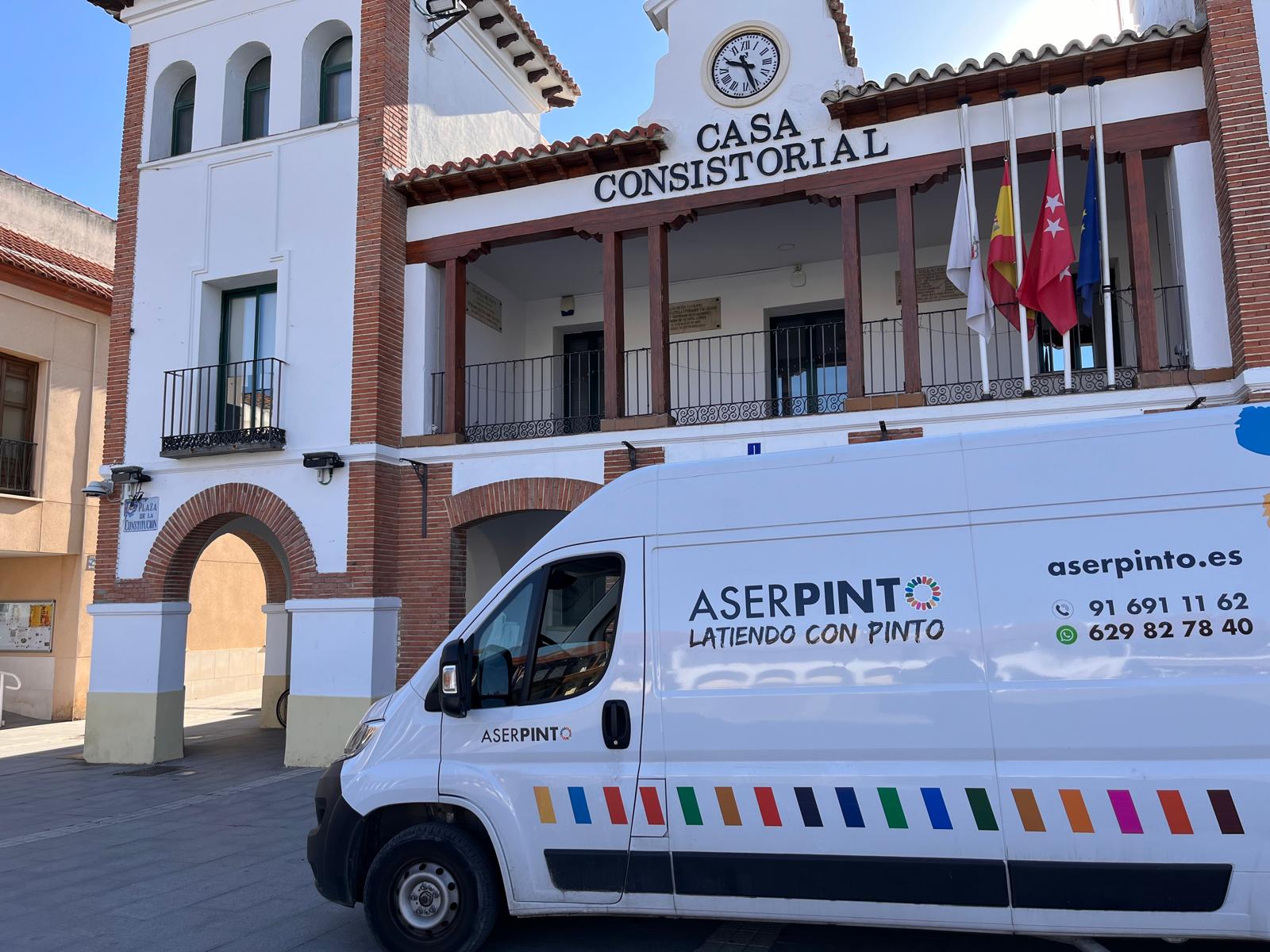 Aserpinto se encarga de la iluminación de las calles de Pinto