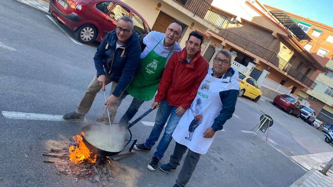 Almuerzo festero de los maseros de Biar