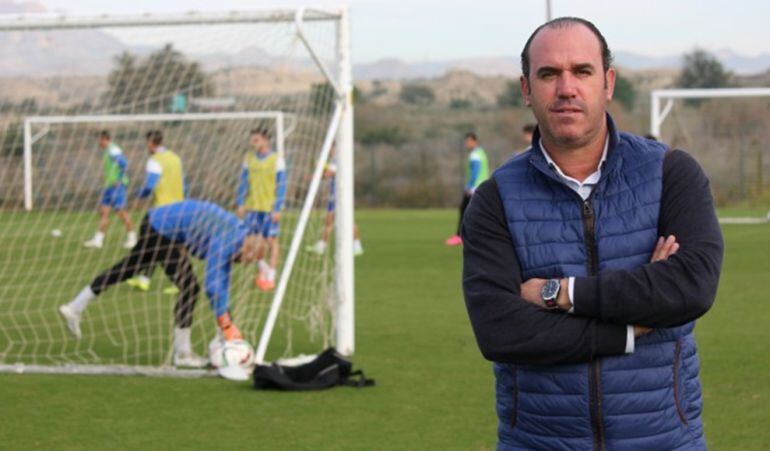 Dani Barroso durante un entrenamiento del equipo