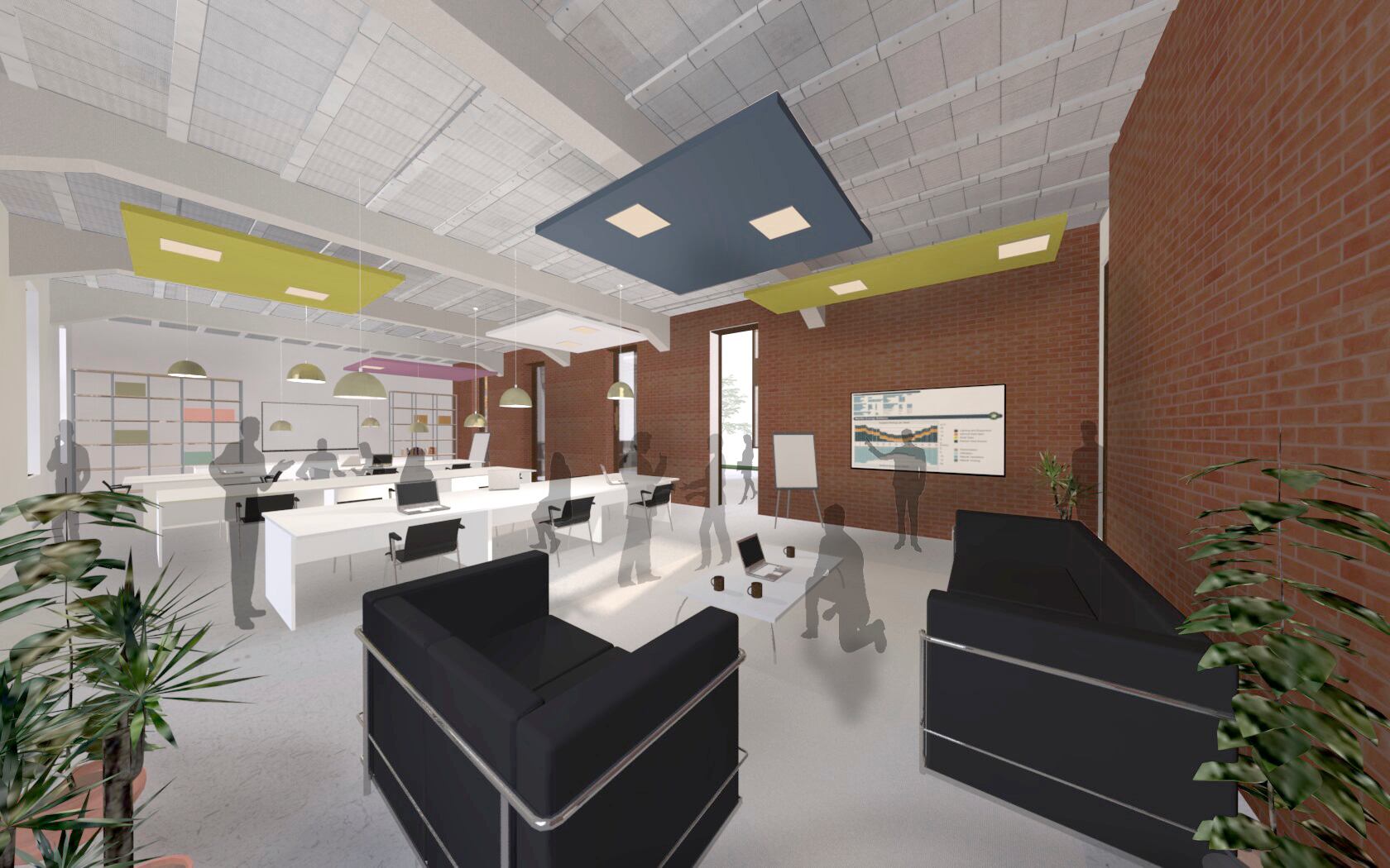 El colegio San Bernabé acogerá, tras su rehabilitación, un vivero de empresas y un espacio de coworking