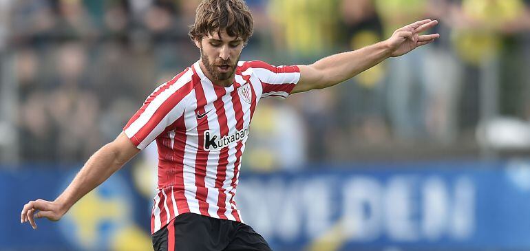 Yeray Álvarez, en un encuentro con el Athletic.