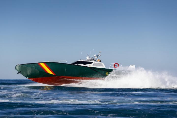 Una patrullera de la Guardia Civil