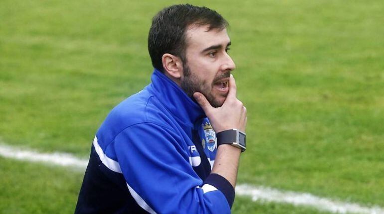 Yago Iglesias, ténico del Compos, en su etapa en el Noia