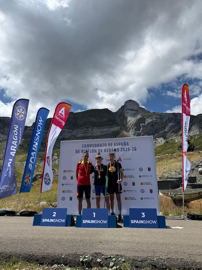 Oro, plata y Bronce masculino en el nacional con Lanau, Guzmán y Escudero