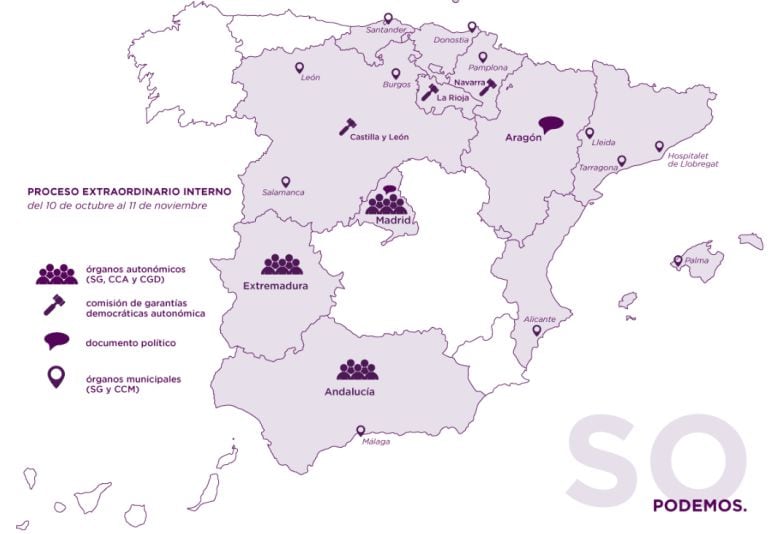 Podemos Castilla-La Mancha realizará las primarias el año que viene pese a la corriente crítica que exigía una Asamblea Ciudadana