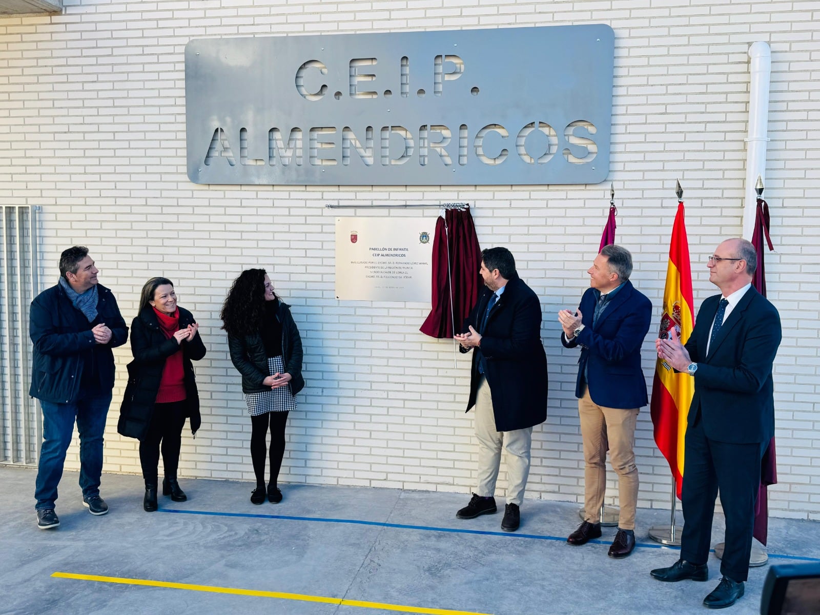 Inauguración del nuevo pabellón de infantil en el Almendricos