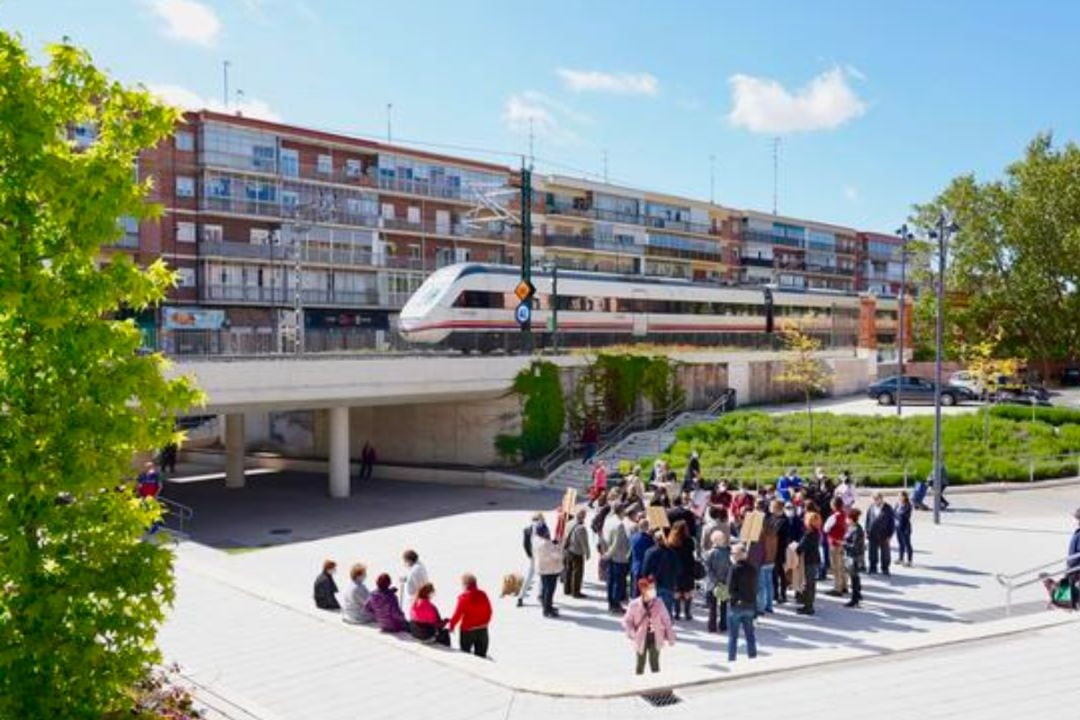 Visita a las obras del túnel de Rafael Cano