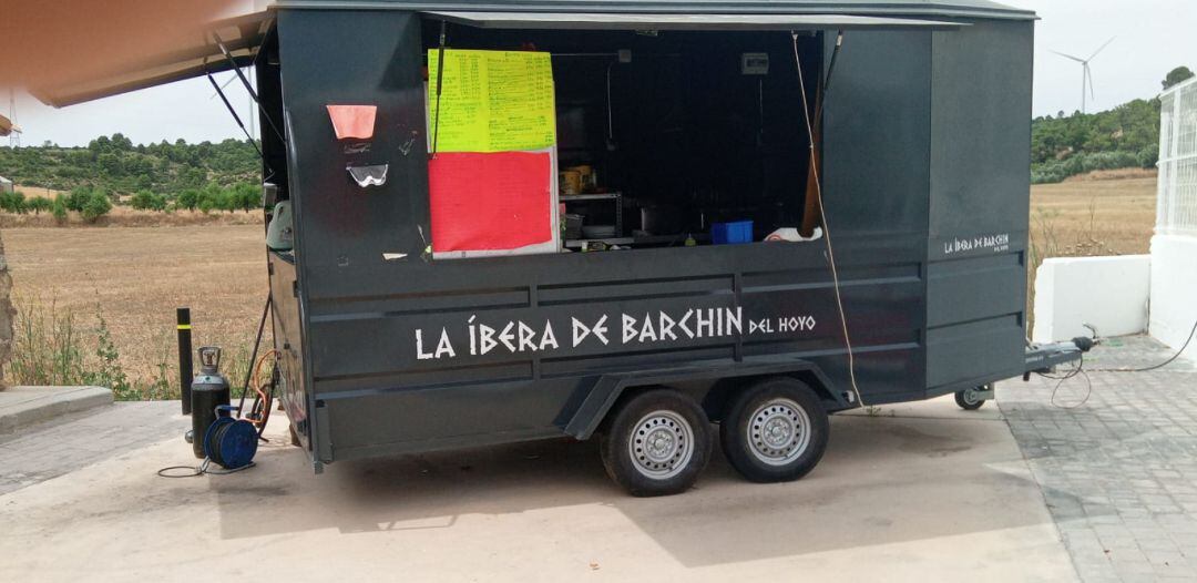 &#039;Foodtruck&#039; de Javier Santiago, en Barchín del Hoyo (Cuenca).