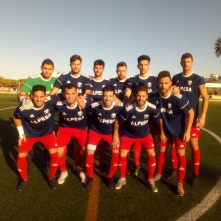 El Tavernes antes del partido frente al Rafelcofer