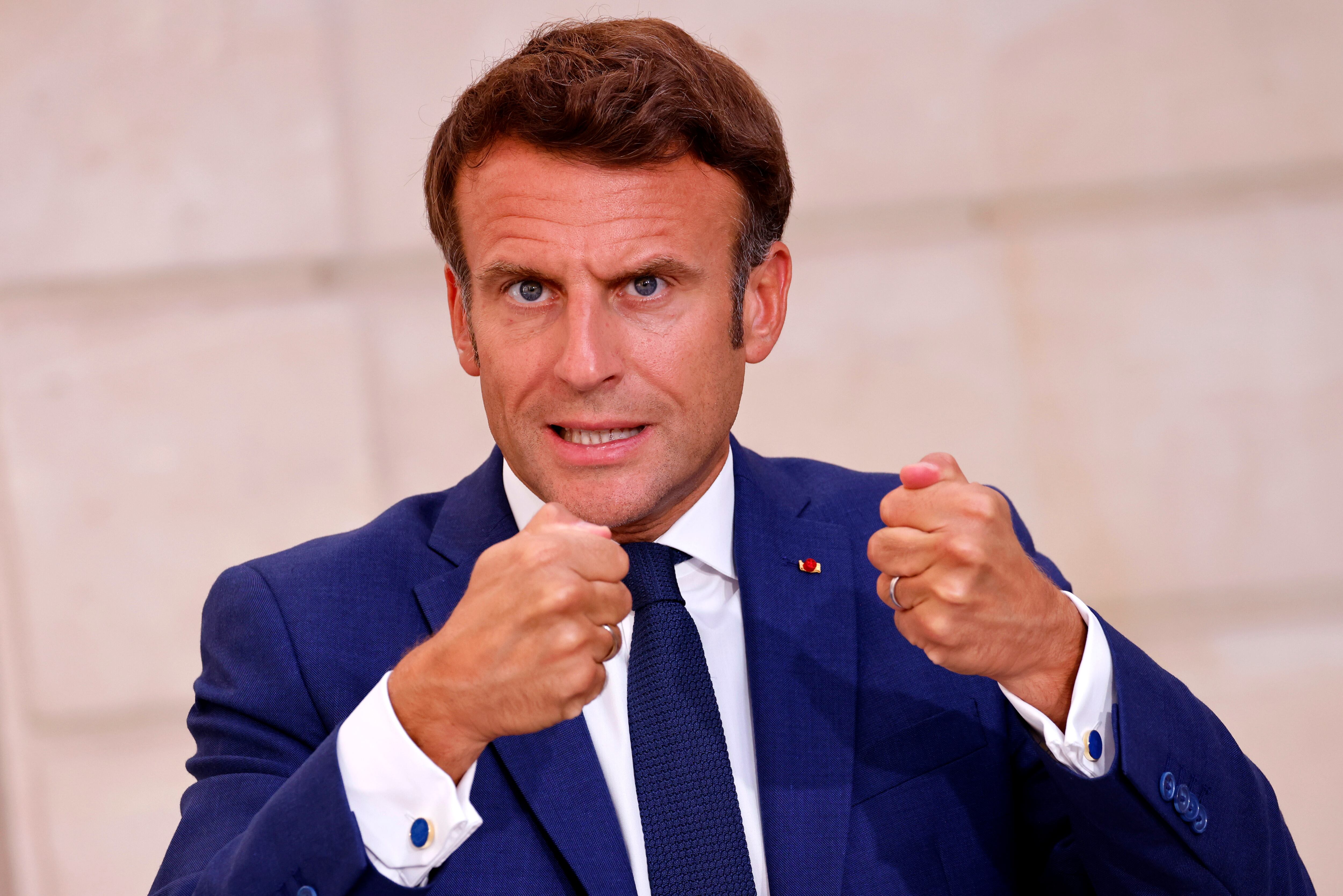 El presidente de Francia, Emmanuel Macron.