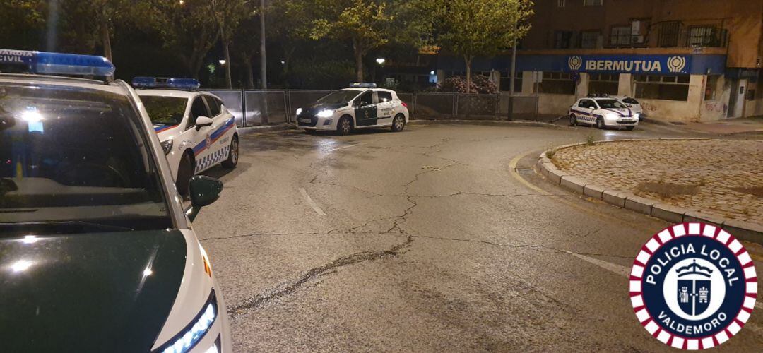 Una operación policial de control de vehículos