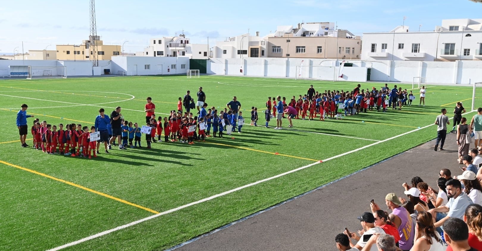 Clausura del Torneo de Fútbol Prebenjamín Ciudad de Arrecife del pasado año 2024.