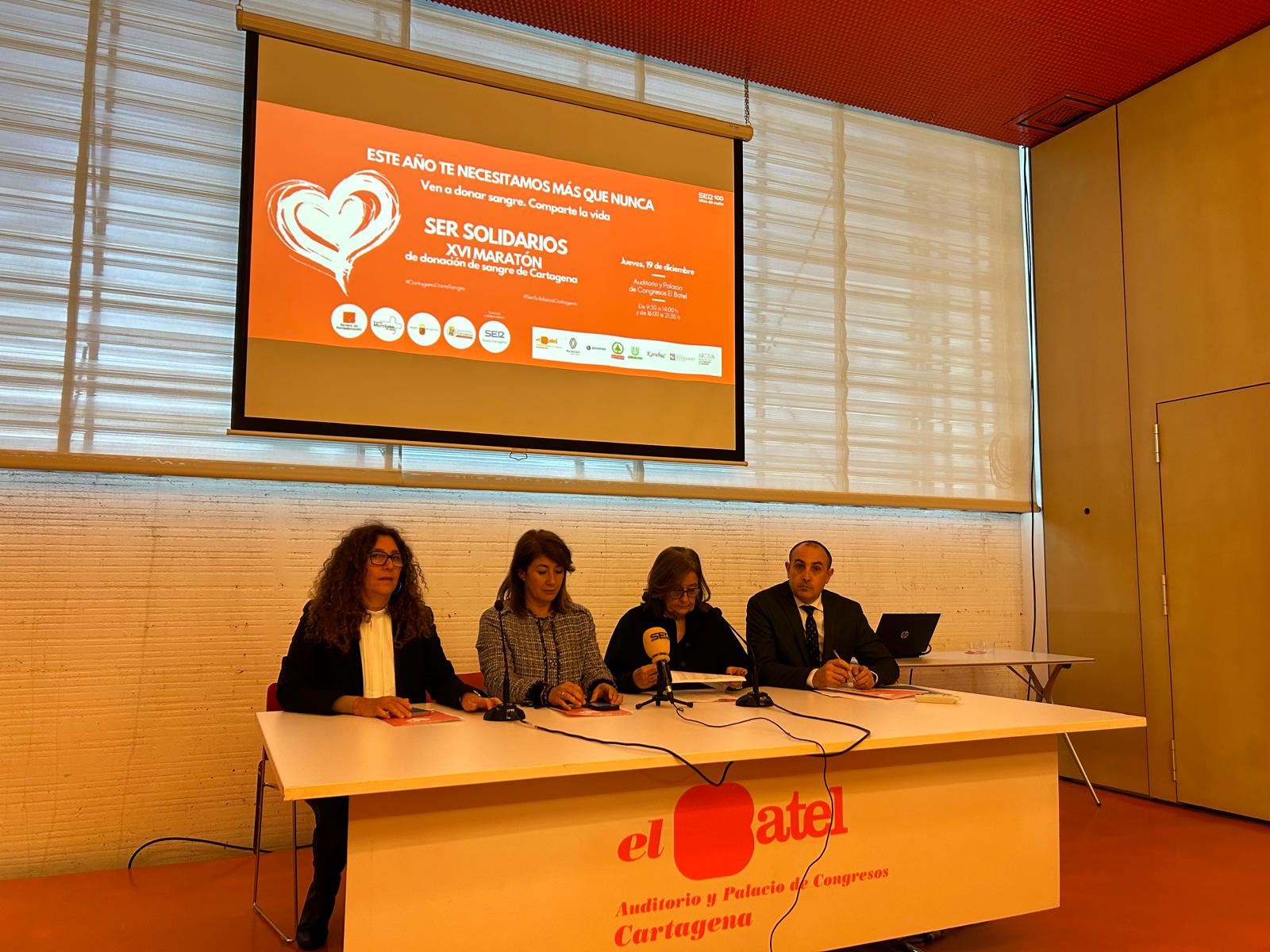 Presentación del Maratón de Donación de Sangre &#039;SER Solidarios&#039;