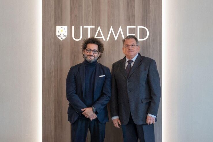 Paco Ávila, presidente de la Utamed, y Juan de Dios Jiménez, rector de la Utamed (Utamed)